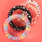 Colorful Stars Spiral Hair Ties