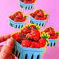 Strawberry Basket Sticker