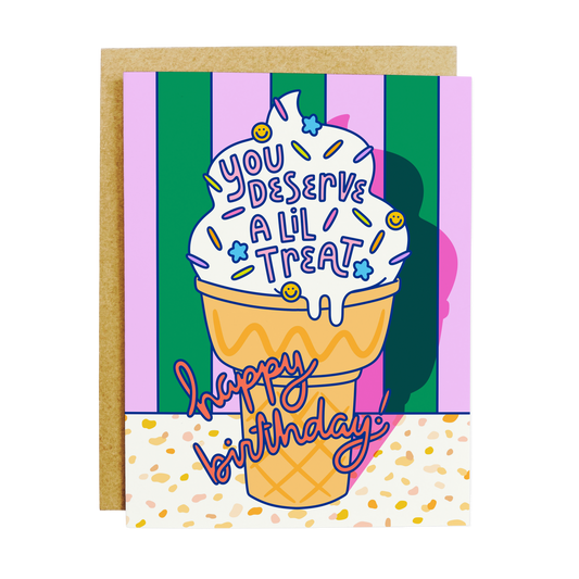 Birthday Treat Greeting Card