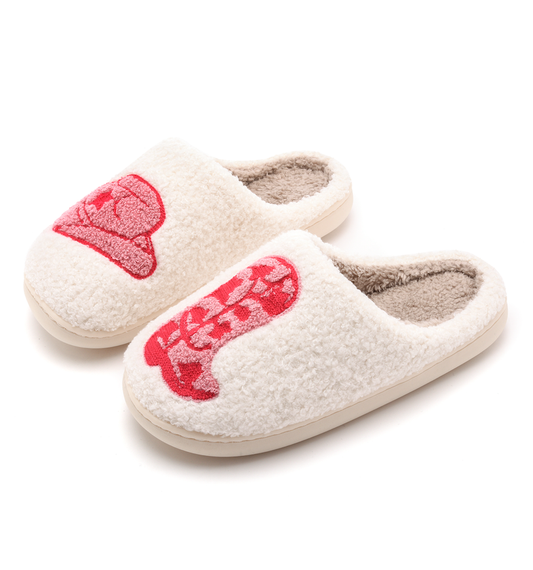 Pink Rodeo Plush Slippers