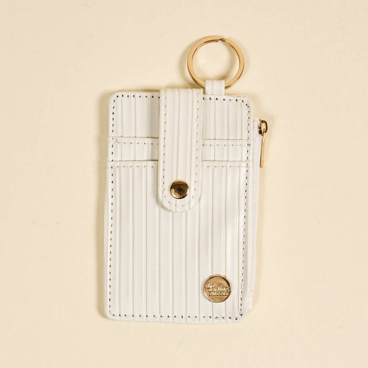 Keychain Wallet - White