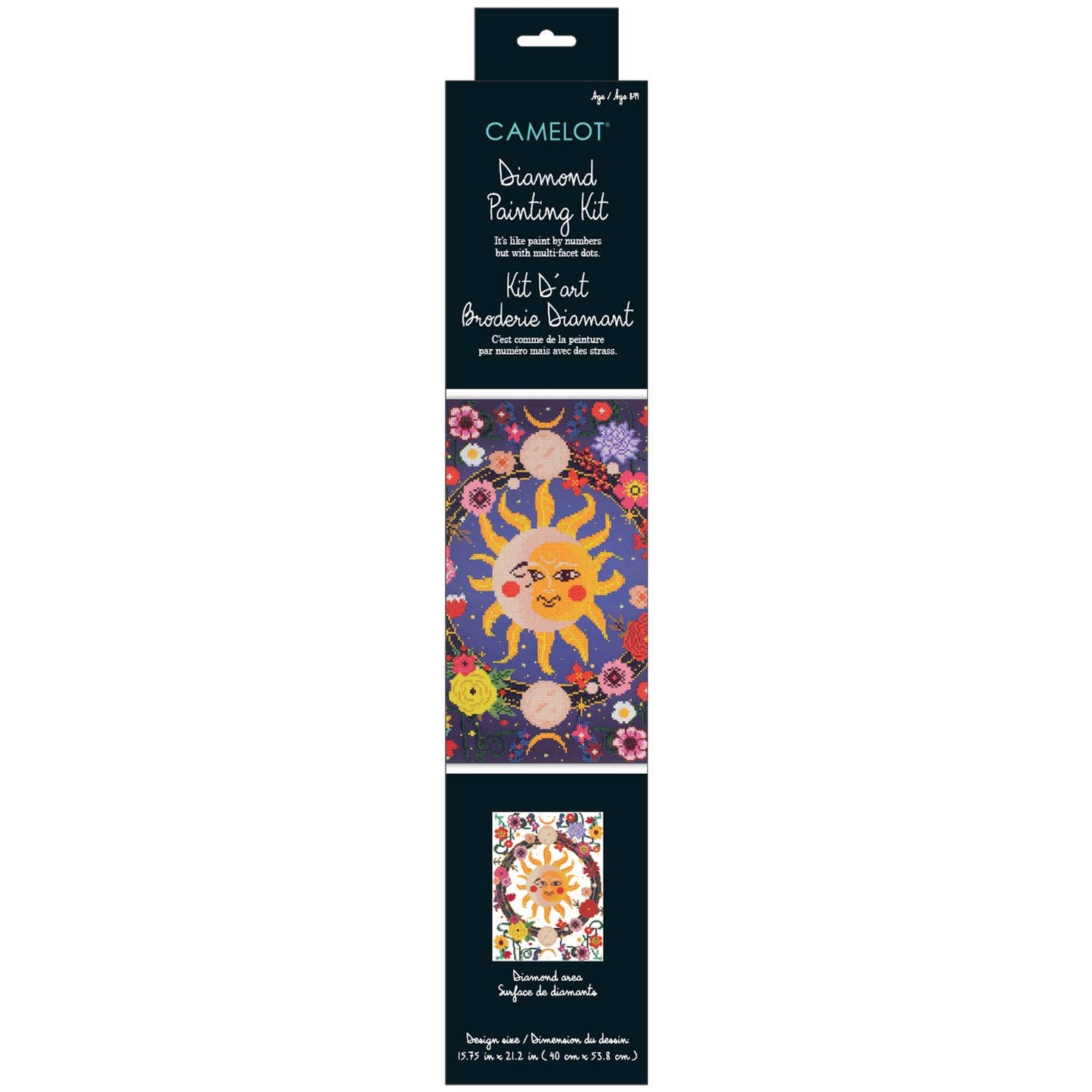 Floral Eclipse Diamond Painting Kit