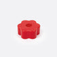 Red Daisy Candle Holder