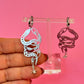Celestial Serpent Dangles (Brass + Silver)