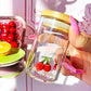 Maraschino Cherry Glass Jar