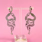 Celestial Serpent Dangles (Brass + Silver)
