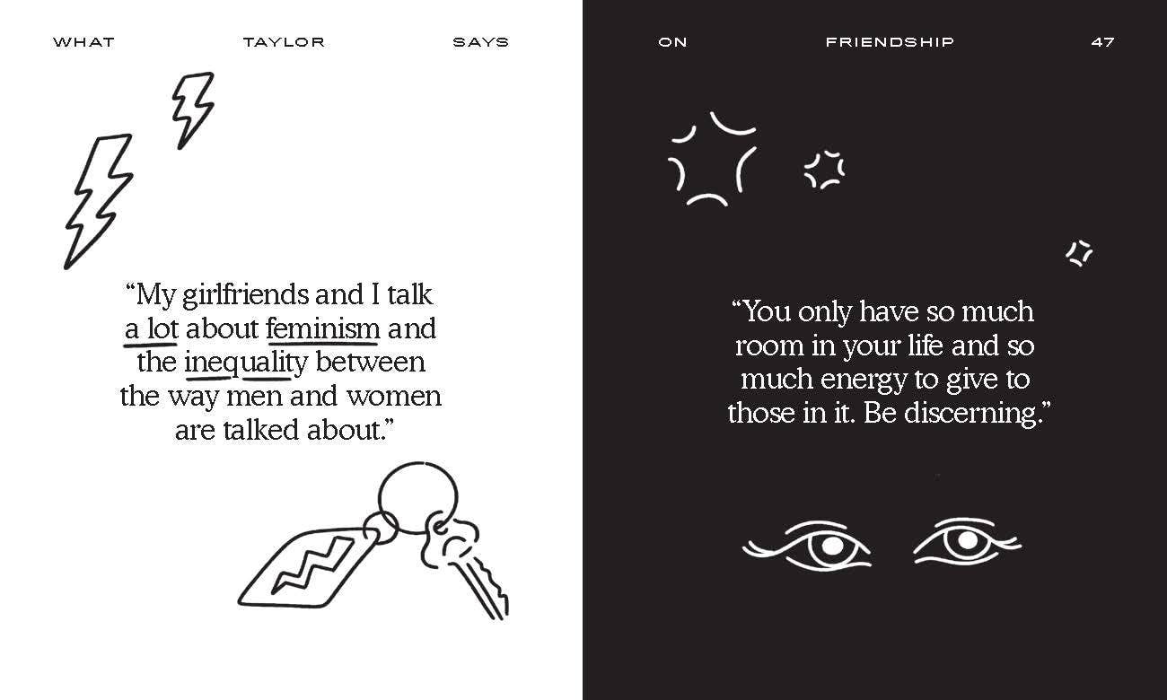 What Taylor Says Coffee Table Book