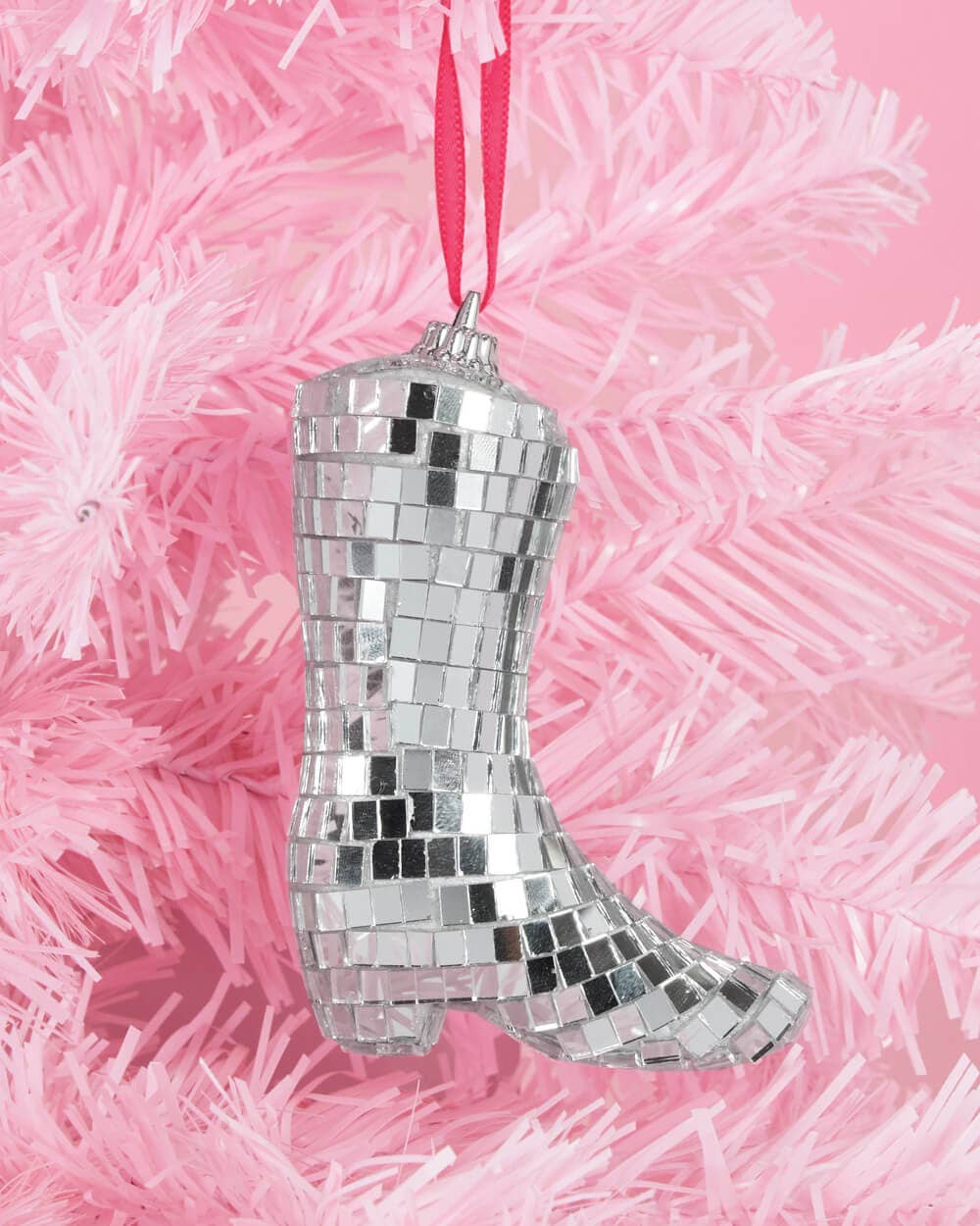 Disco Cowgirl Ornament