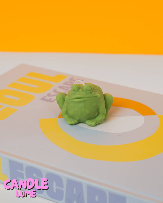 Good Luck Toad Candle