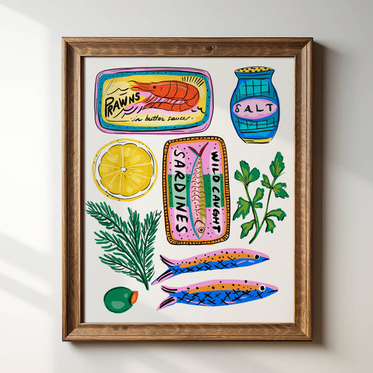 "Mediterranean Flavors" Art Print