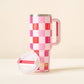 Sweetheart Checker Take Me Everywhere Tumbler - 40 oz