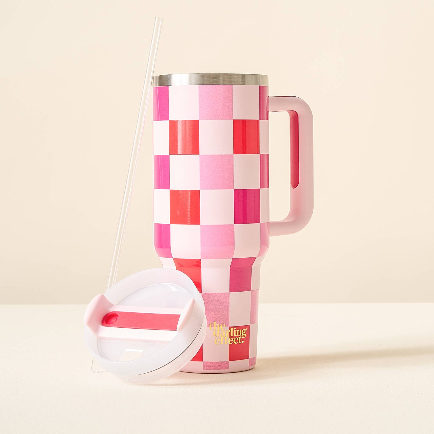 Sweetheart Checker Take Me Everywhere Tumbler - 40 oz