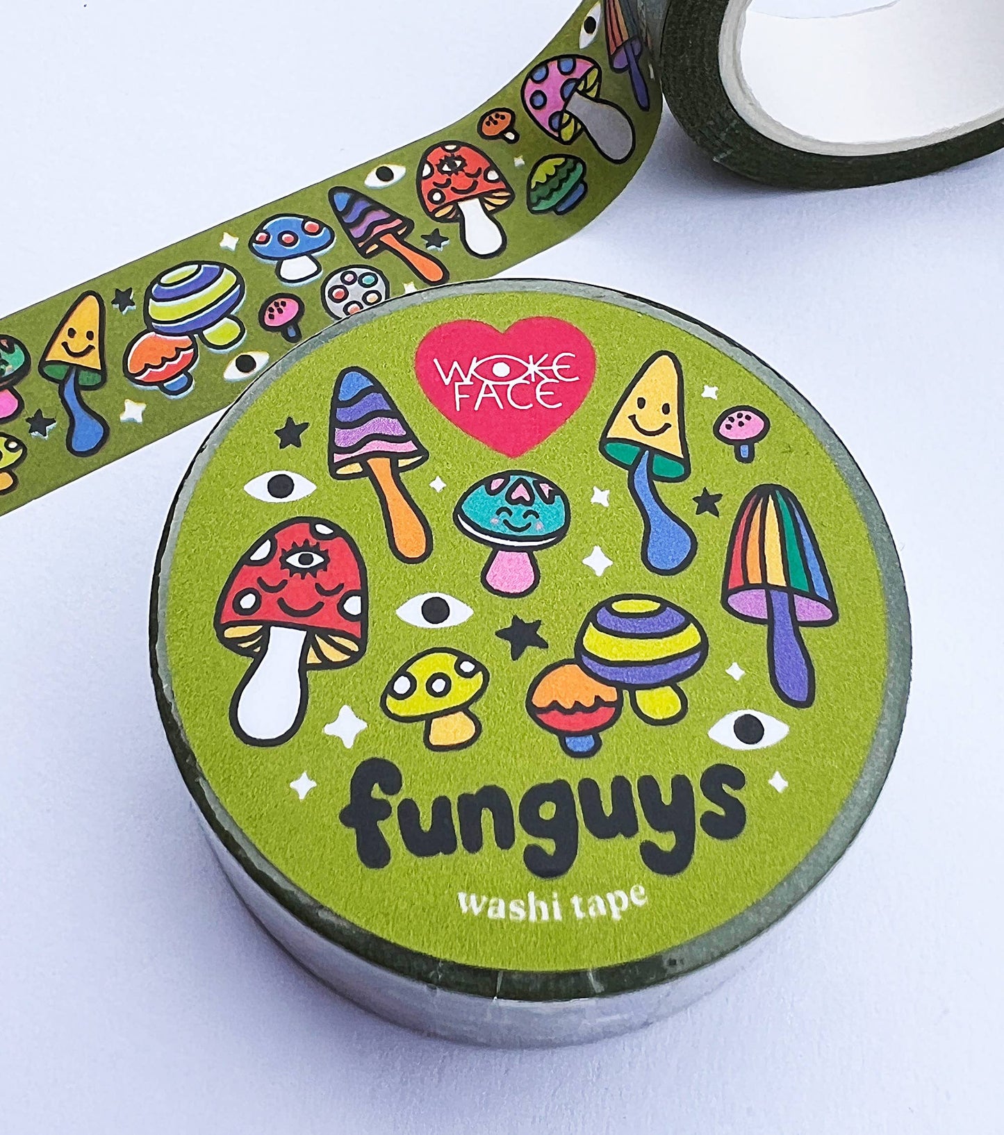 Funguys Print Washi Tape