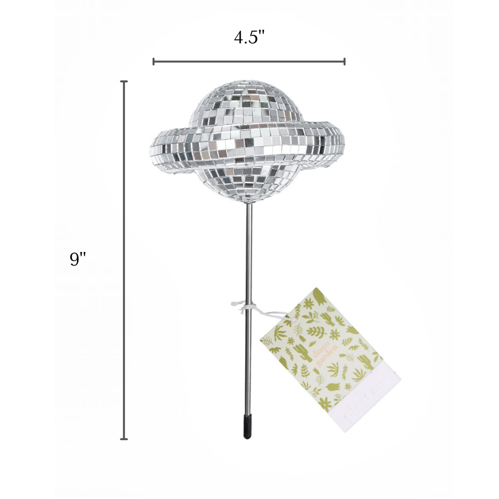 Disco Planet - Decorative Plant Stake