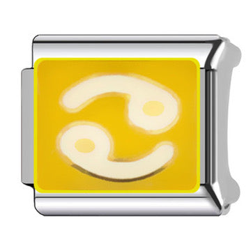 Silver Zodiac Italian Charm