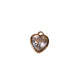Heart Birthstone Gold Charm