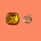 Jack-o-Lantern Gold Charm