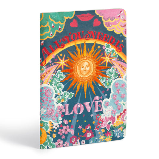 All You Need is Love Embroidered Journal