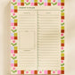 Checkered Flower Daily Planner Notepad