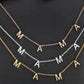 MAMA Charm Letter Necklace