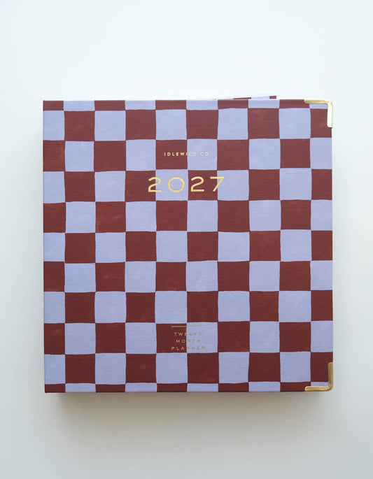 2027 Periwinkle Checks Planner