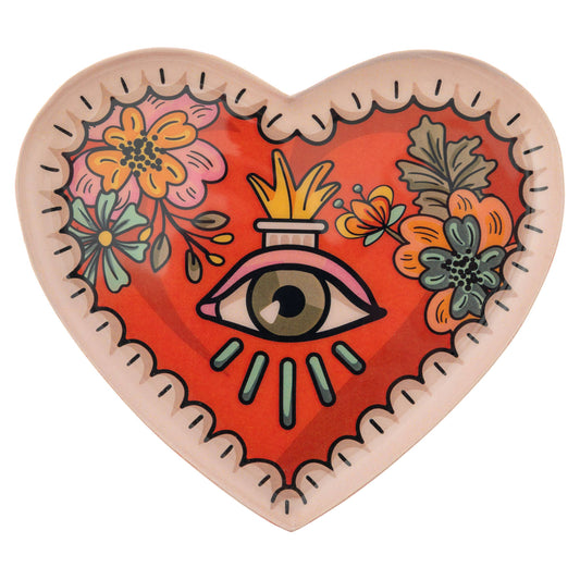 Sacred Heart Enamel Tray - Small
