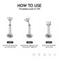 Botanical Flat-Back Stud