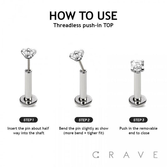 Botanical Flat-Back Stud