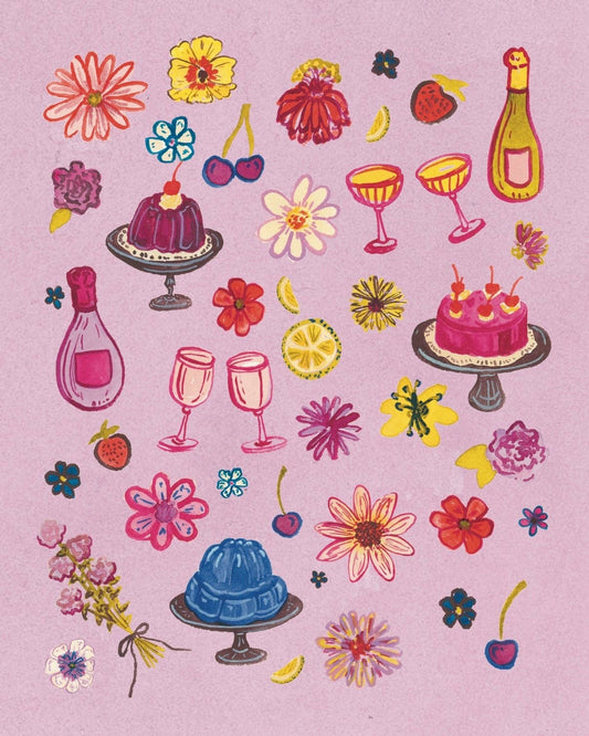 "Meet Me In The Garden" Art Print