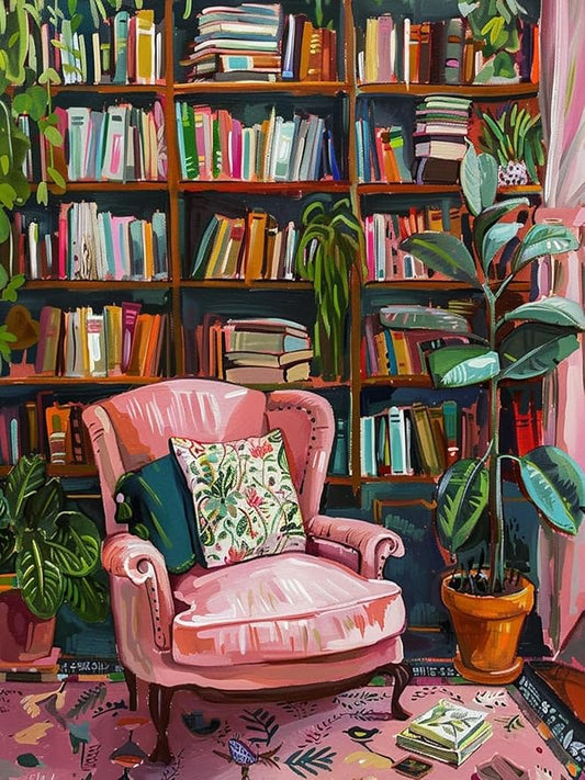 Book Nook Diamond Painting Art Kit