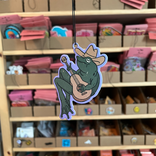 Cowboy Frog Air Freshener
