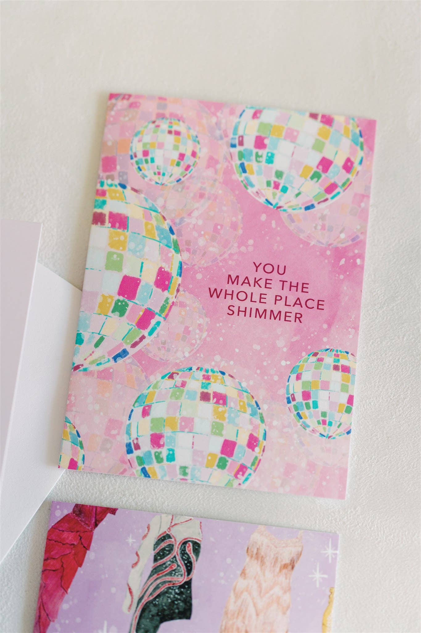 "The Whole Place Shimmer" Swiftie Greeting Card