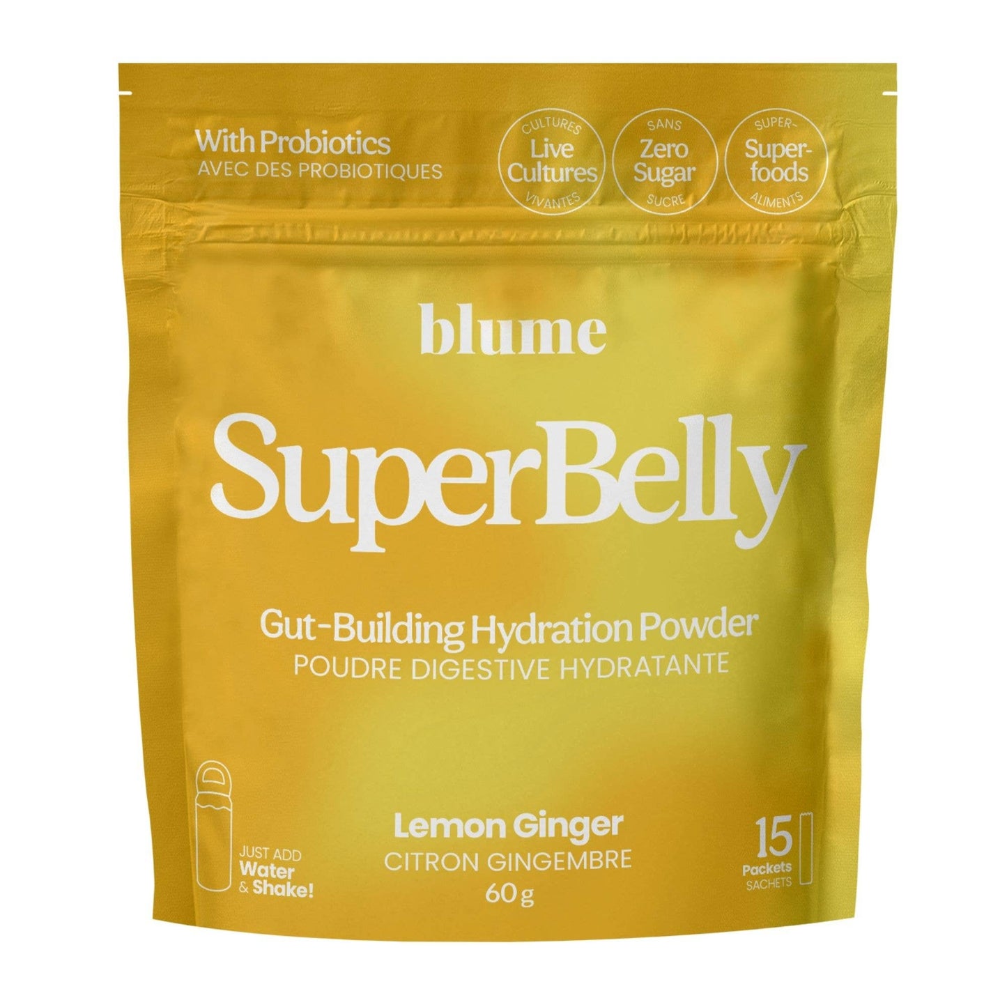 Lemon Ginger SuperBelly Hydration & Gut Mix