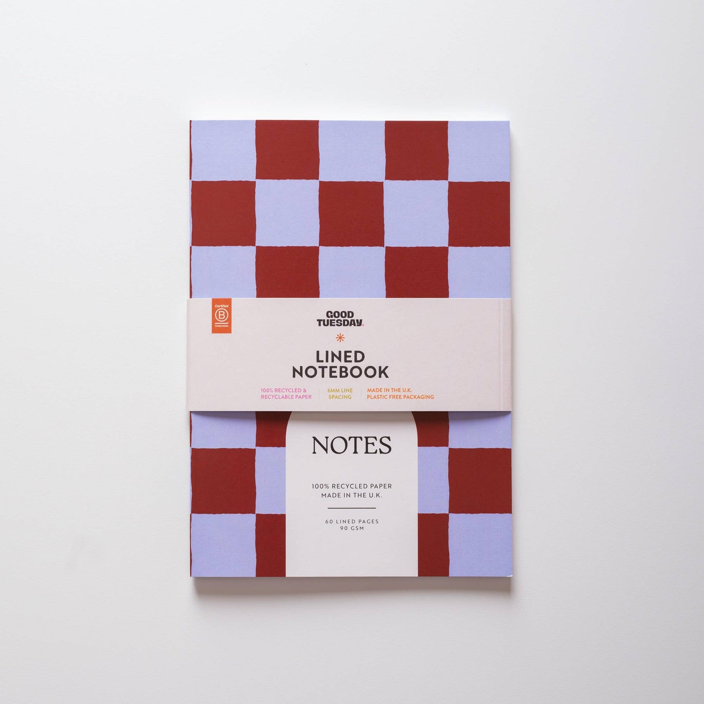 Blueberry Check Notebook