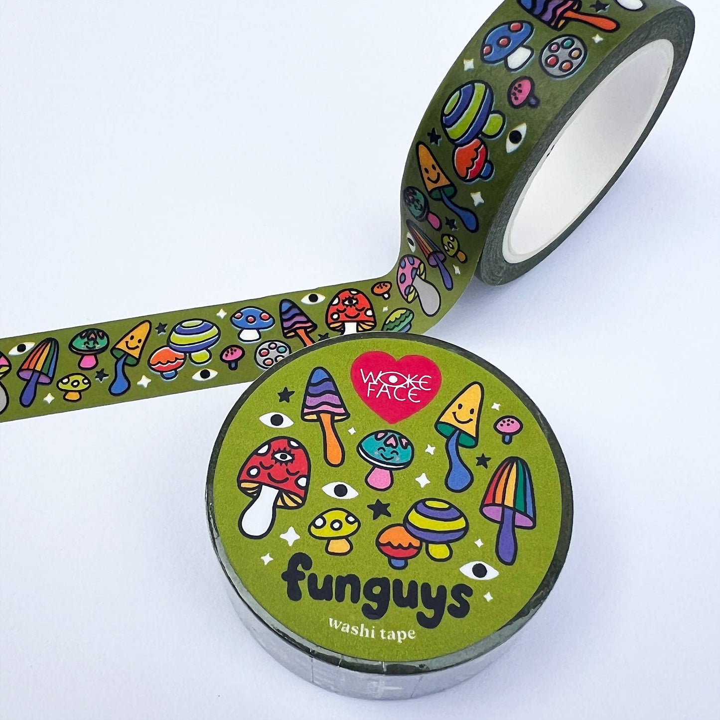 Funguys Print Washi Tape