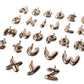 Bubble Letter Charms (Gold + Silver)
