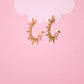 Sun Flare Hoops (Gold + Silver)