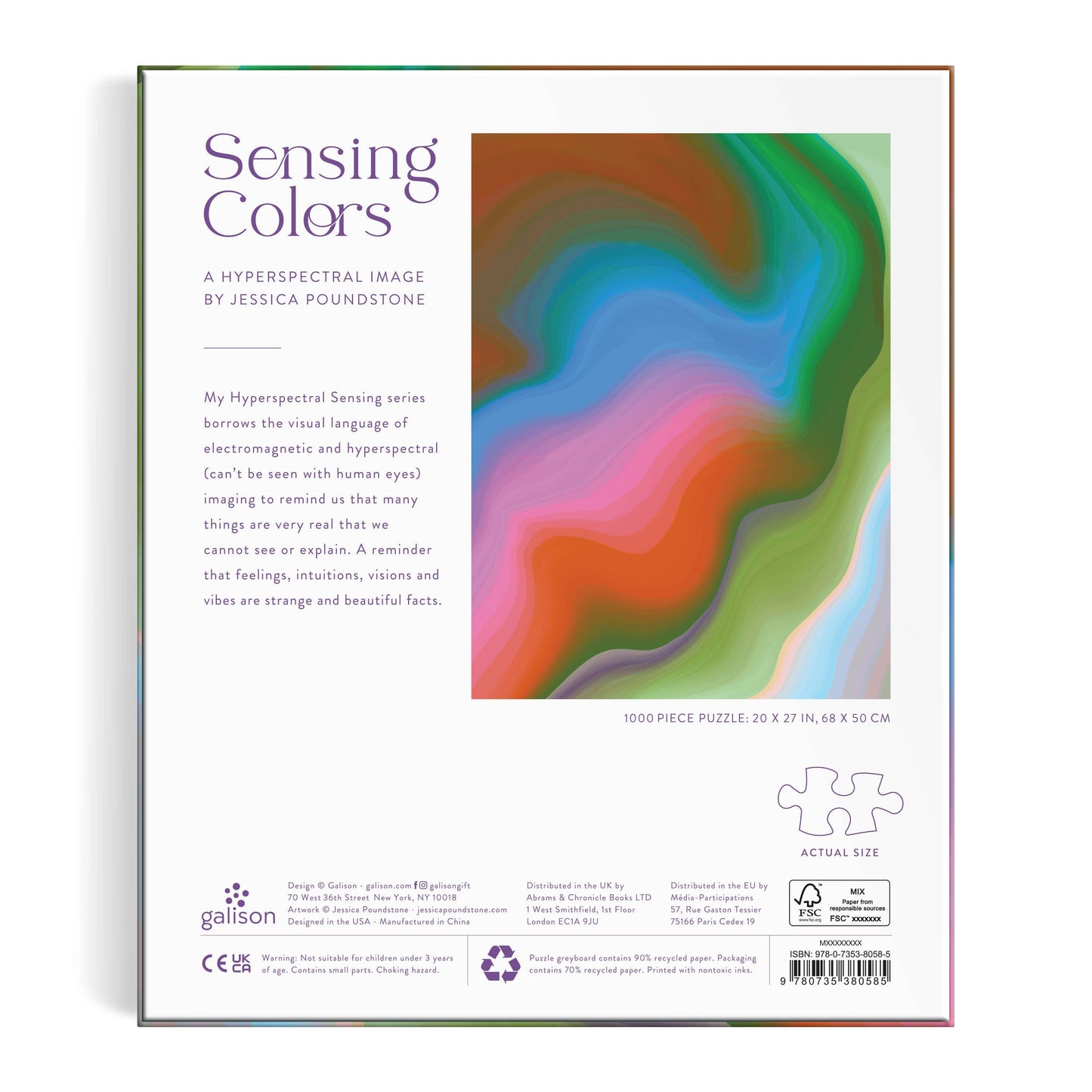 Sensing Colors 1000 Piece Puzzle