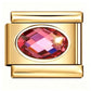 Gold Birthstone Italian Charm