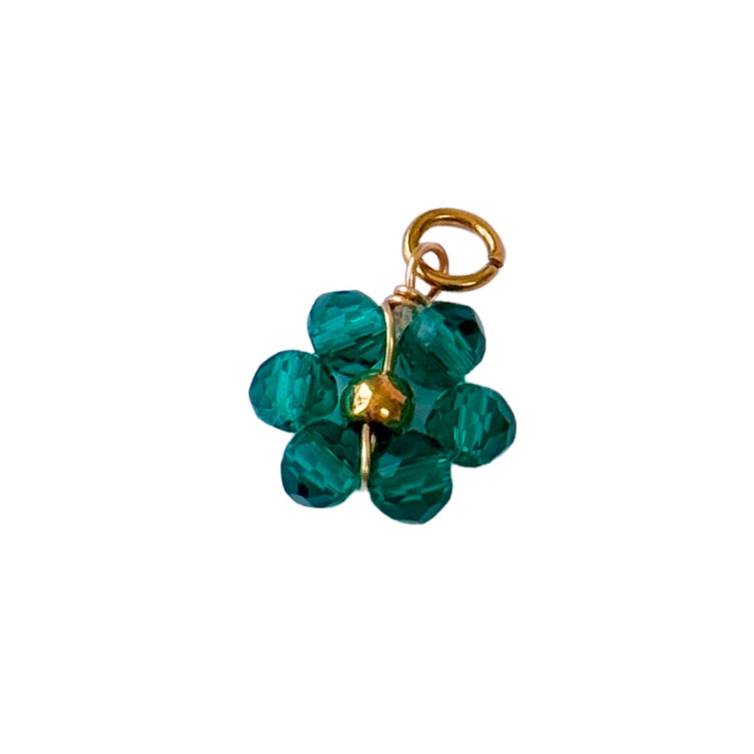 Beaded Daisy Charm (5 Colors)