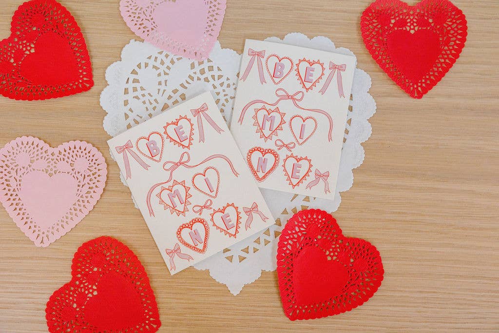 Heart Charms Be Mine Card