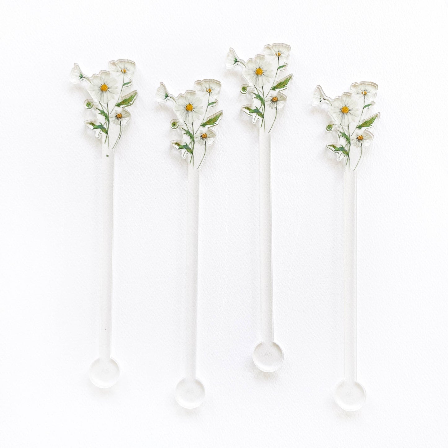 Daisy Bouquet Acrylic Stir Sticks