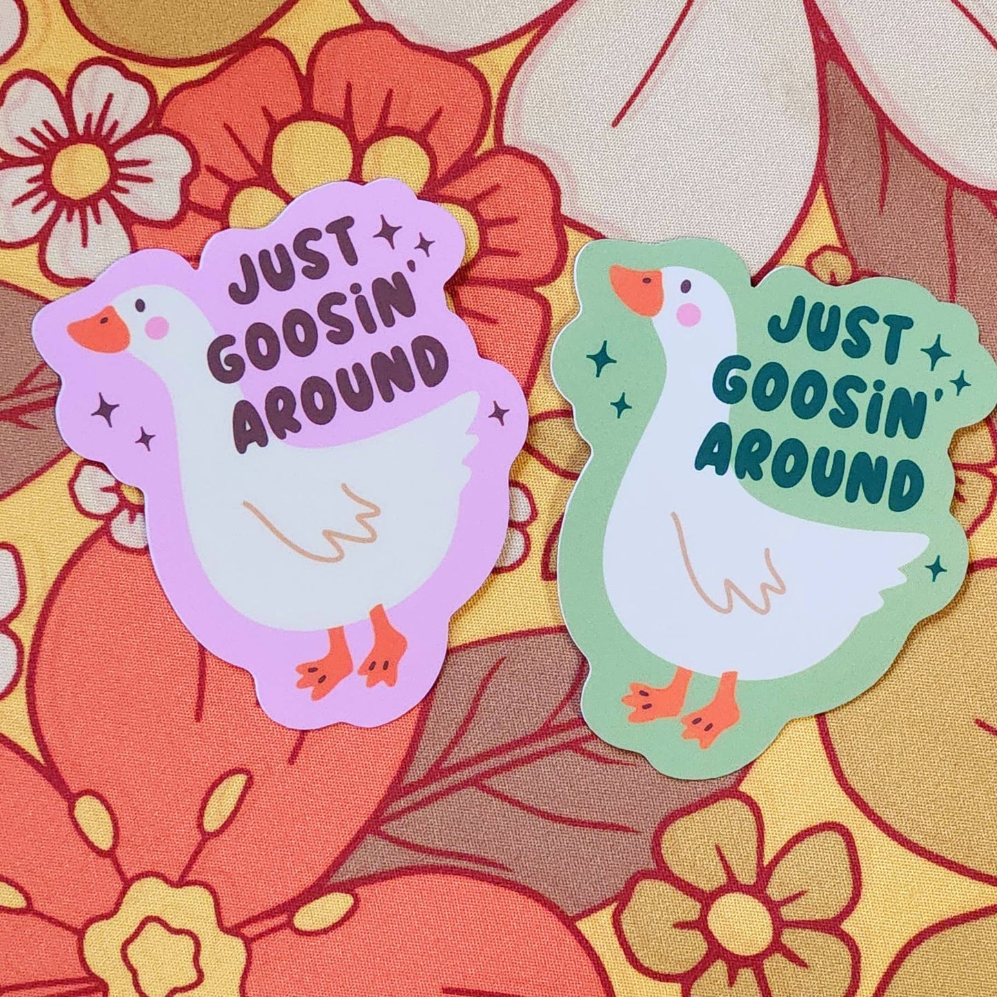 Just Goosin' Around Sticker