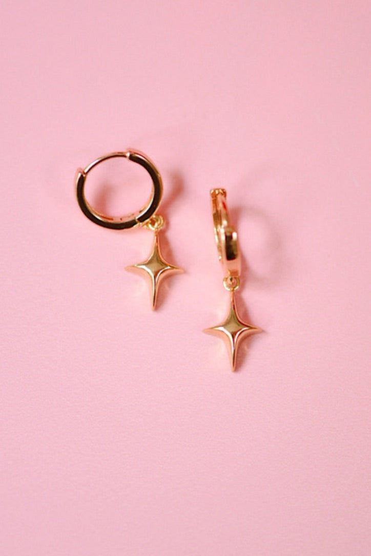 Selene Star Huggies (Gold + Silver)
