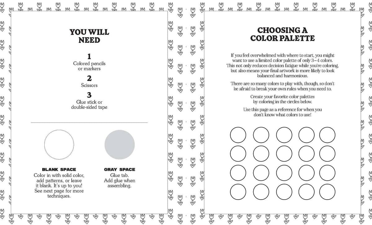 Craft & Create - Junk Journaling Coloring Book