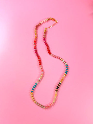 Sunset Beaded Necklace