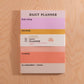 Pastel Colour Block Daily Planner Notepad