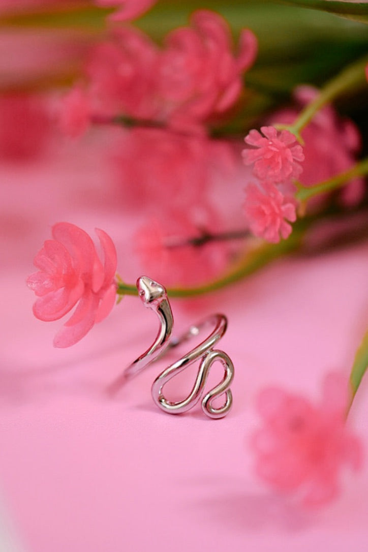 Snake Ring (Gold + Silver)