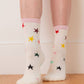 Rainbow Stars Socks