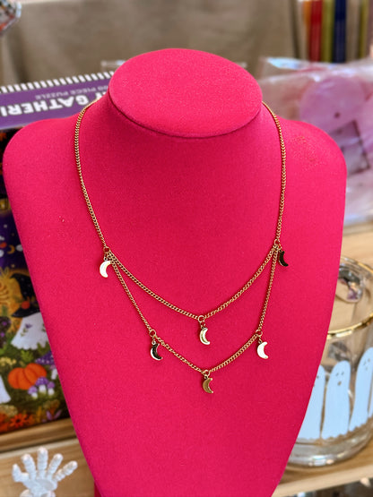 Double Eclipse Necklace